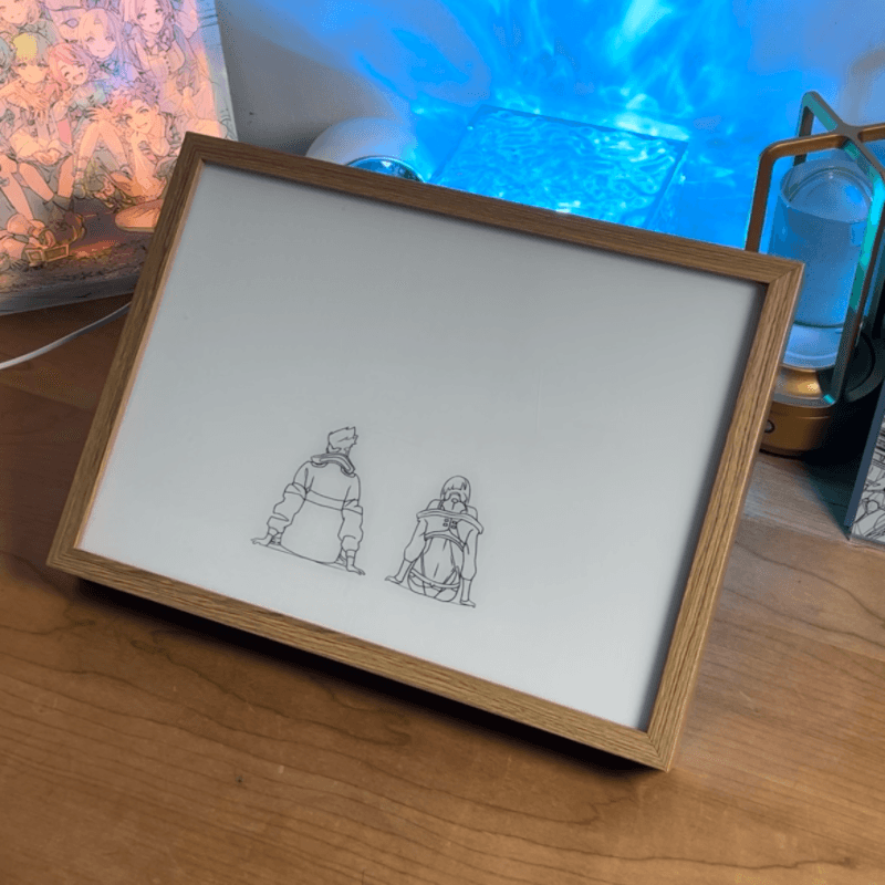 Cyberpunk: LED Light Up Painting Frame Artwork Lamp Night Light - BASESUNLight PaintingBasesunBASESUN
