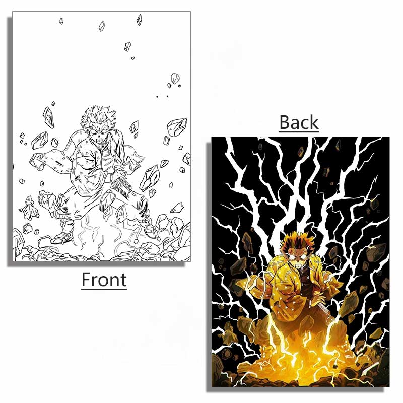 Demon Slayer Acrylic Panel Accessory - BASESUNLight PaintingBasesunBASESUN