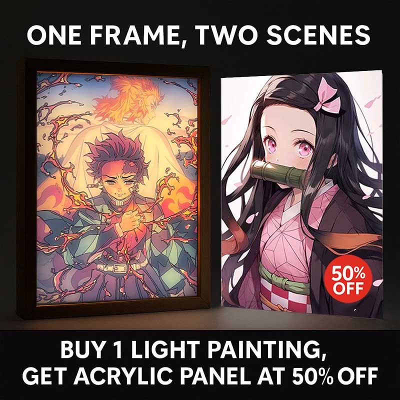 Demon Slayer Acrylic Panel Accessory - BASESUNLight PaintingBasesunBASESUN