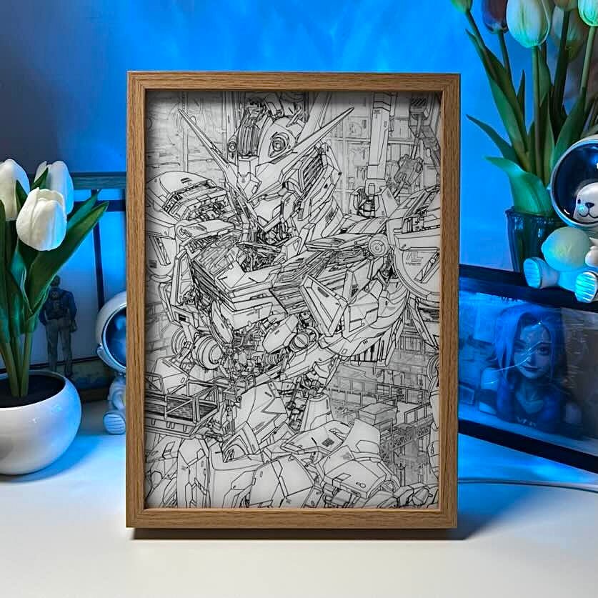 gd LED Light Painting – The Art of Mecha in Light and Shadow - BASESUNLight PaintingBasesunBASESUN