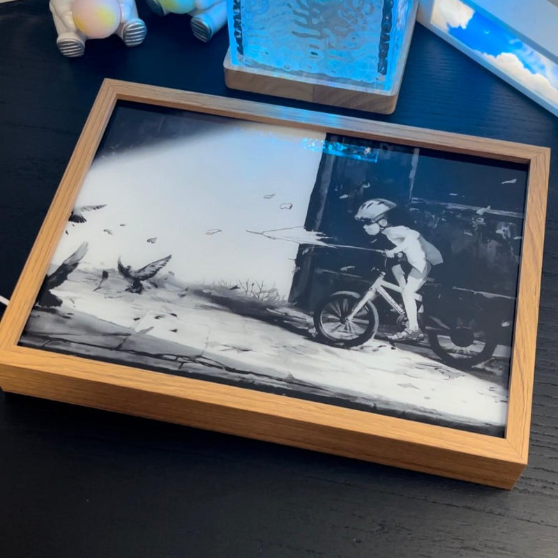 Transform Your Dreams into a Galloping Steed with the Light - up Painting Frame Night Light QCNH - BASESUNLight PaintingBasesunBASESUN