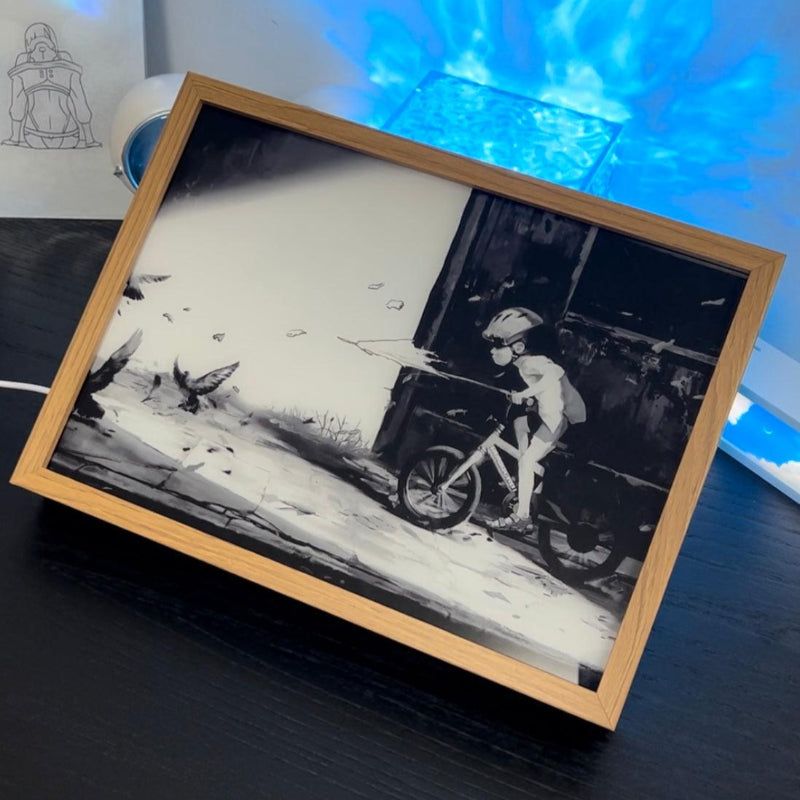 Transform Your Dreams into a Galloping Steed with the Light - up Painting Frame Night Light QCNH - BASESUNLight PaintingBasesunBASESUN