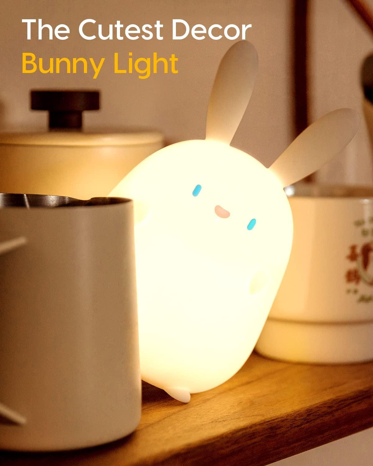 Bunny Silicone Lamp Led Nightlights Home Decor Lamp - BASESUNNight lightsBasesunBASESUN