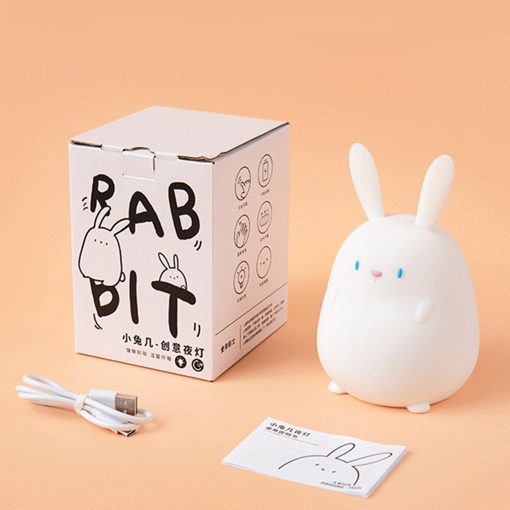Bunny Silicone Lamp Led Nightlights Home Decor Lamp - BASESUNNight lightsBasesunBASESUN