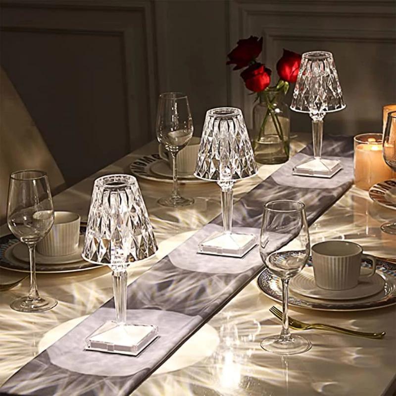 Crystal Diamond Table Lamp - BASESUNNight lightsBasesunBASESUN