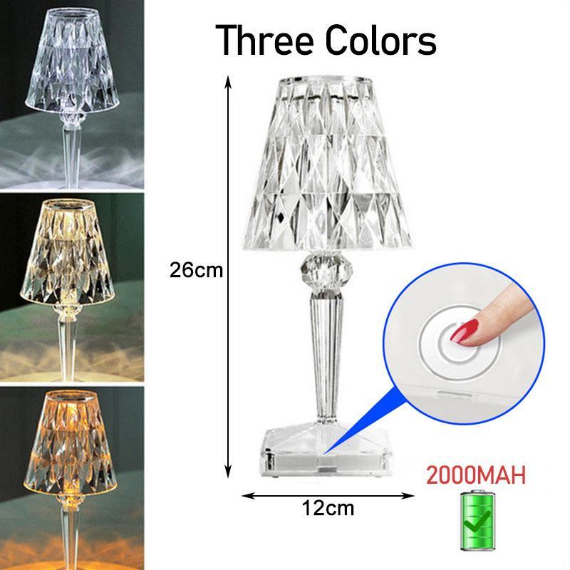 Crystal Diamond Table Lamp - BASESUNNight lightsBasesunBASESUN