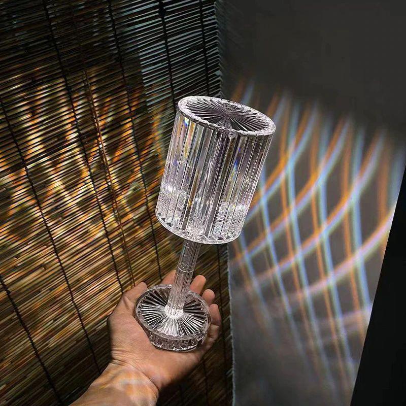 Gatsby Crystal Diamond Table Lamp Nihgt Light - BASESUNNight lightsBasesunBASESUN
