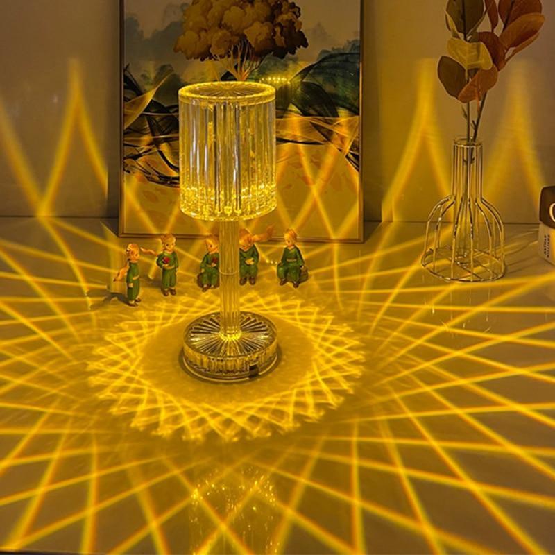 Gatsby Crystal Diamond Table Lamp Nihgt Light - BASESUNNight lightsBasesunBASESUN