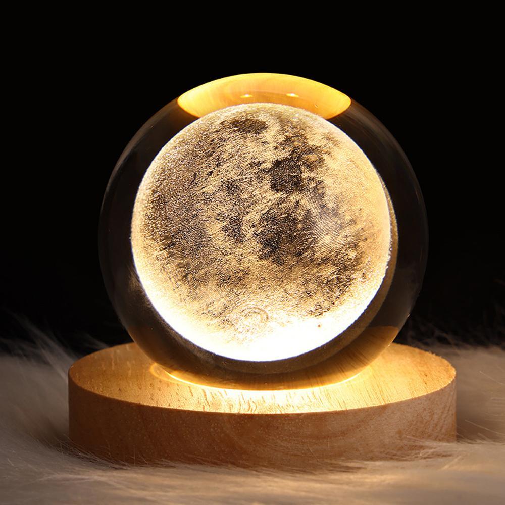 LED Crystal Ball Lamp Table Lamp Night Light - BASESUNBasesunBASESUN
