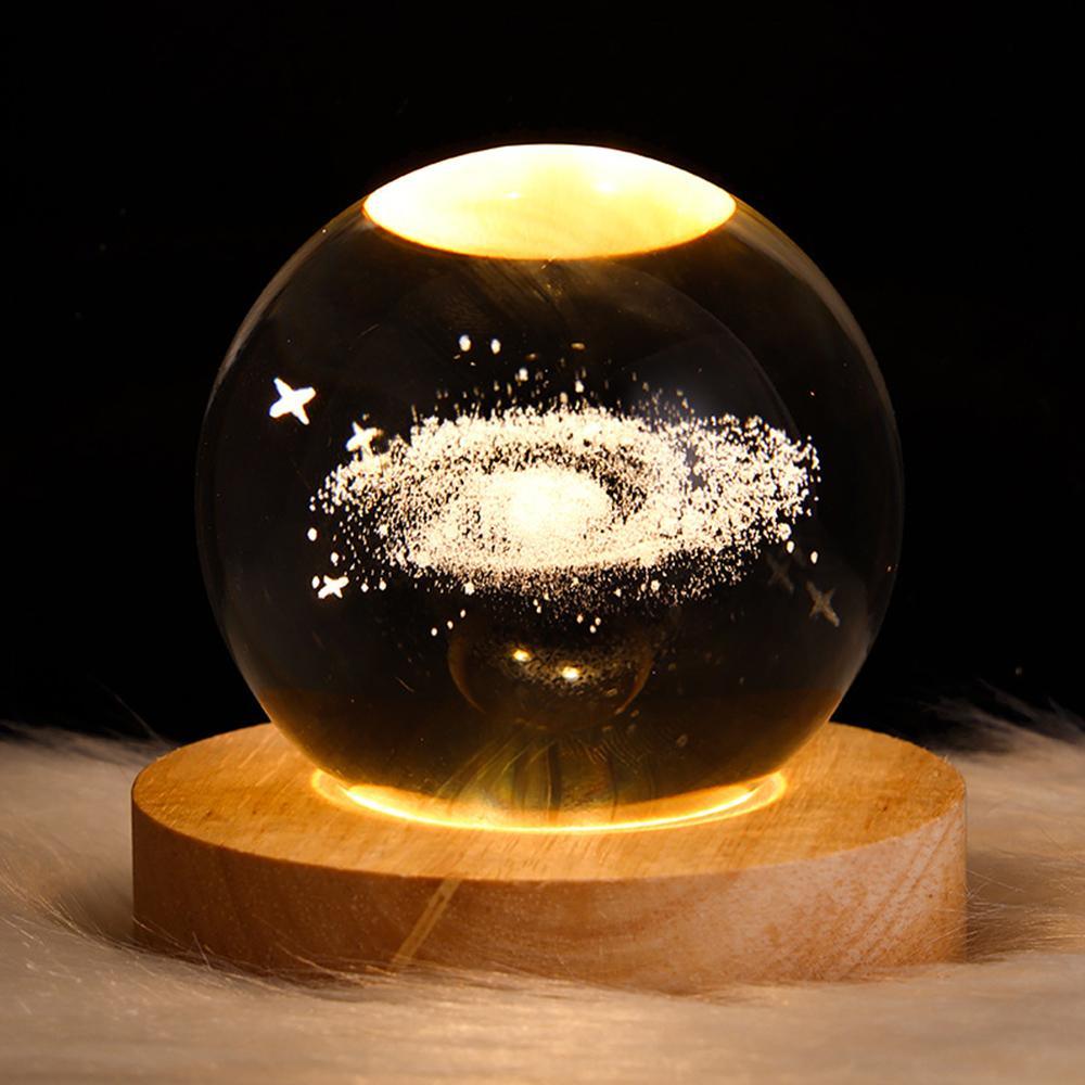 LED Crystal Ball Lamp Table Lamp Night Light - BASESUNBasesunBASESUN