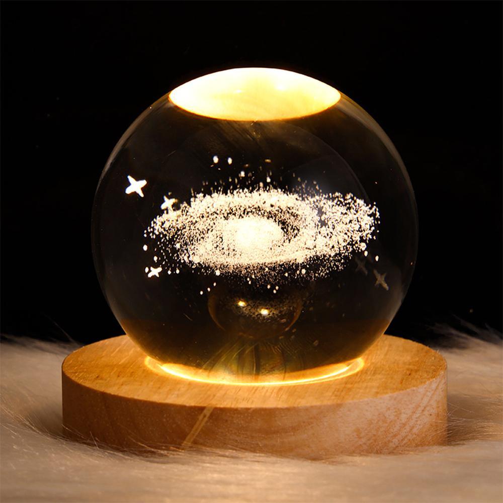 LED Crystal Ball Lamp Table Lamp Night Light - BASESUNBasesunBASESUN
