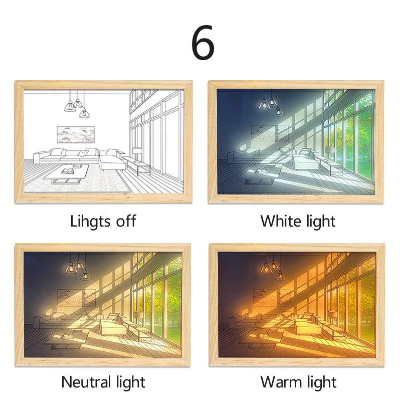 Light Painting LED Light Frame Lamp Frescoed Lights Night Light Art - BASESUNLight PaintingBasesunBASESUN