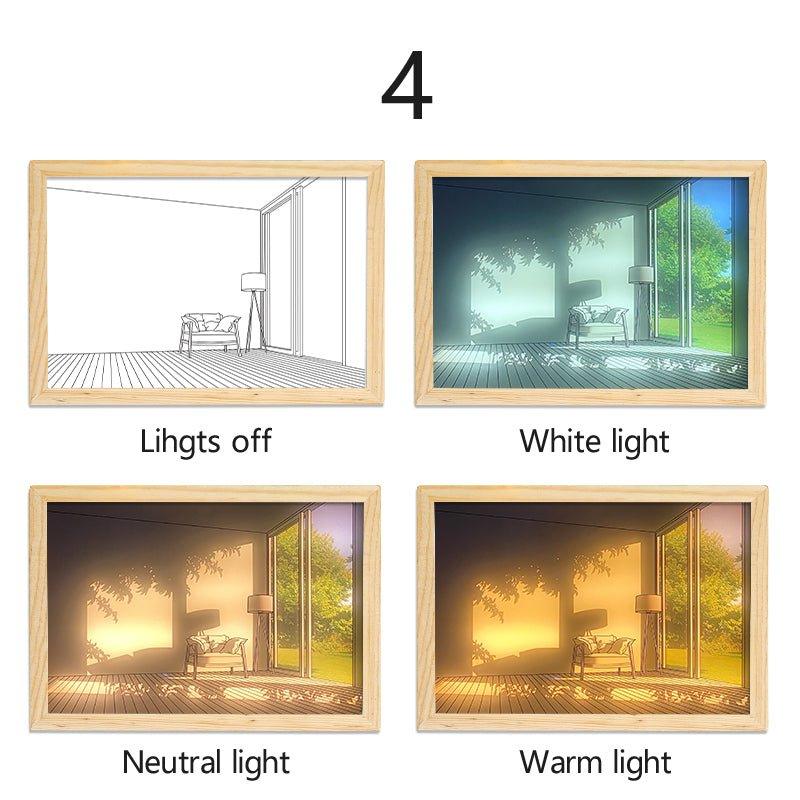 Light Painting LED Light Frame Lamp Frescoed Lights Night Light Art - BASESUNLight PaintingBasesunBASESUN