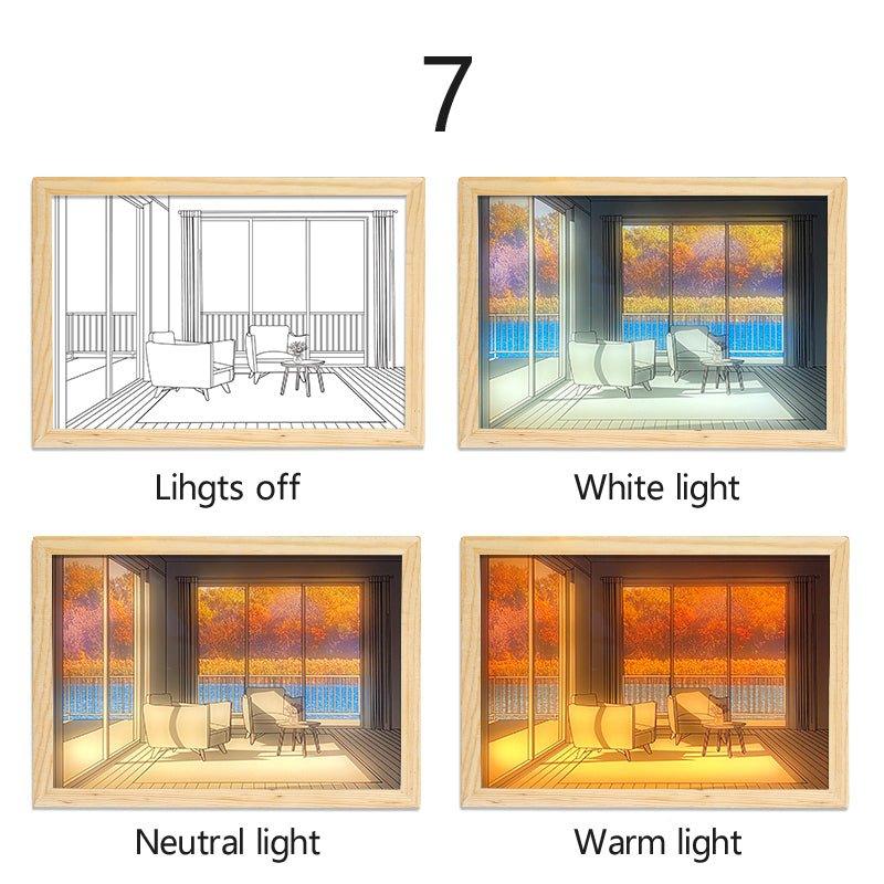 Light Painting LED Light Frame Lamp Frescoed Lights Night Light Art - BASESUNLight PaintingBasesunBASESUN