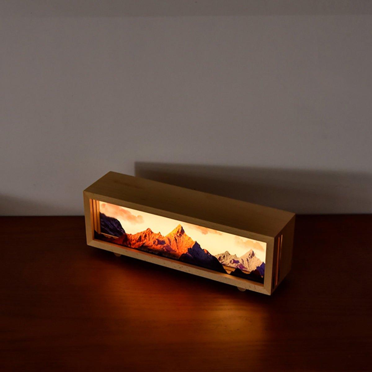 Sunlit Golden Mountain Table Lamp Night Light - BASESUNBasesunBASESUN