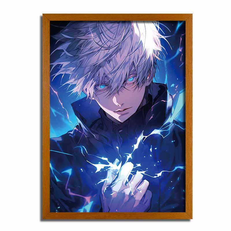 Jujutsu Kaisen Gojo Satoru LED Light Up Painting Frame Night Light