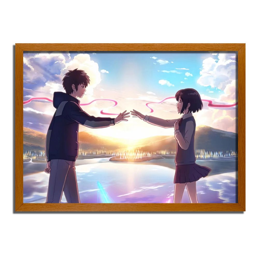 Your Name LED Light Up Painting Frame - Cosmic Connection YN6