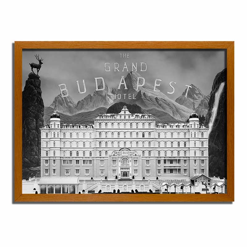 Grand Budapest Hotel Light Up Painting Frame Artwork Night Light 4D Paintings