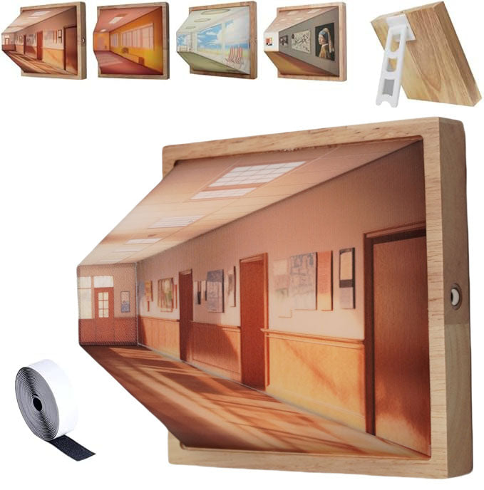 3D Naked Eye Visual Night Light