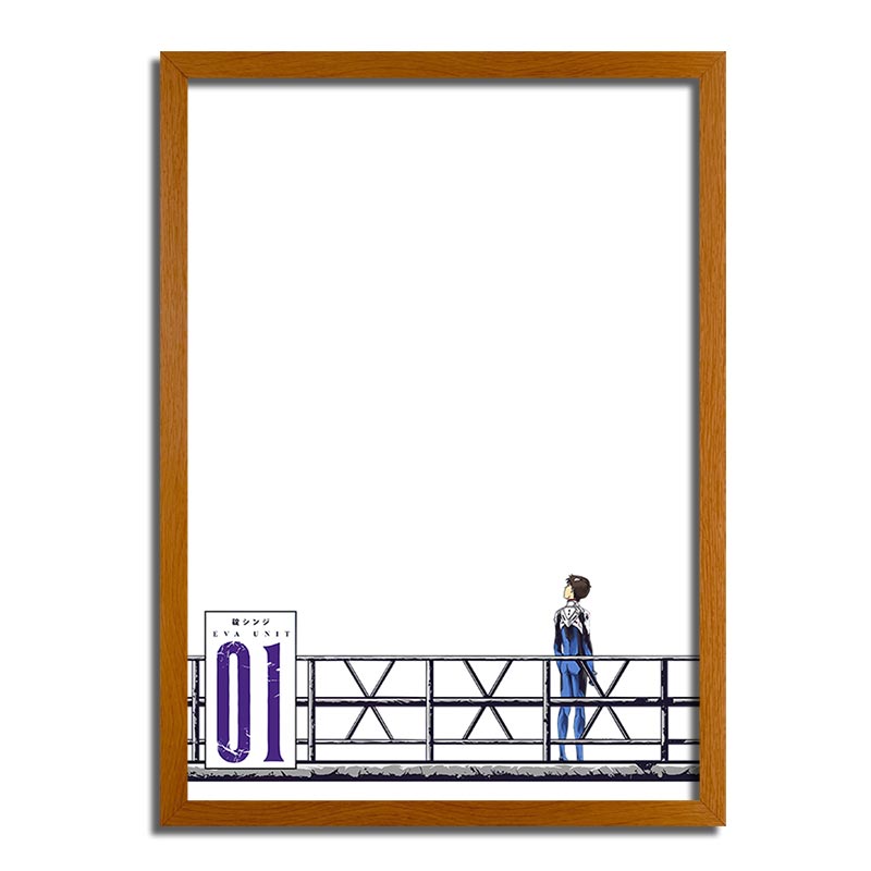 Neon Genesis Evangelion Shinji Ikari & EVA Unit-01 Anime LED Light Painting Frame