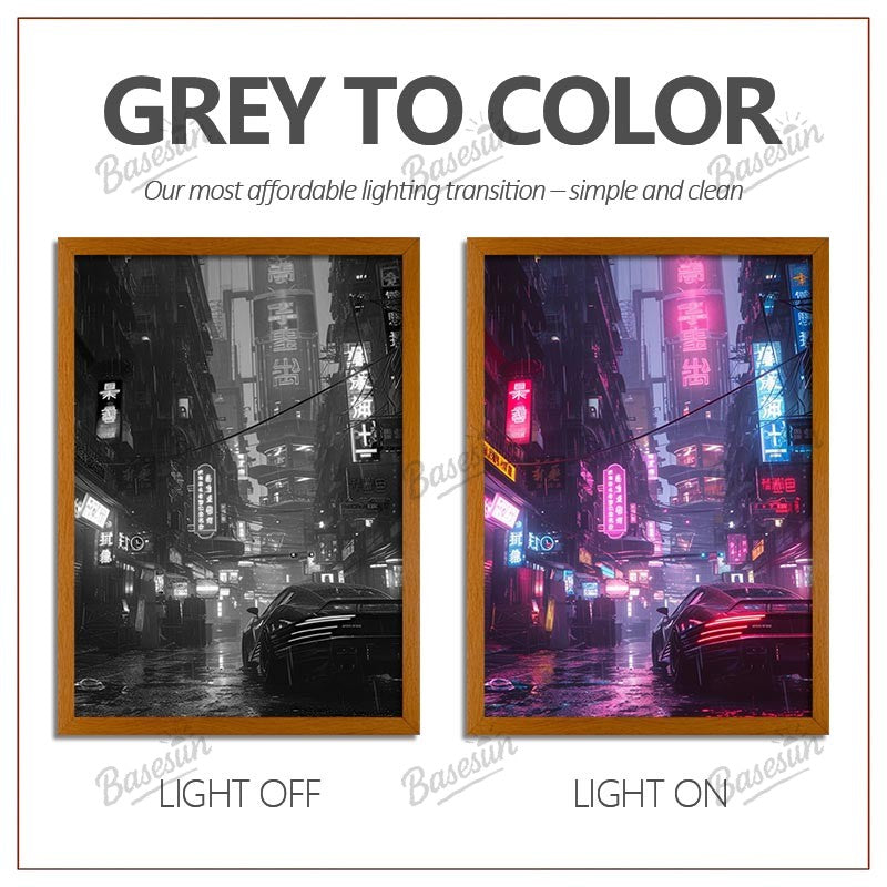 Custom LED Light Painting | Anime & Art Gifts Photo Frames Wall Art
