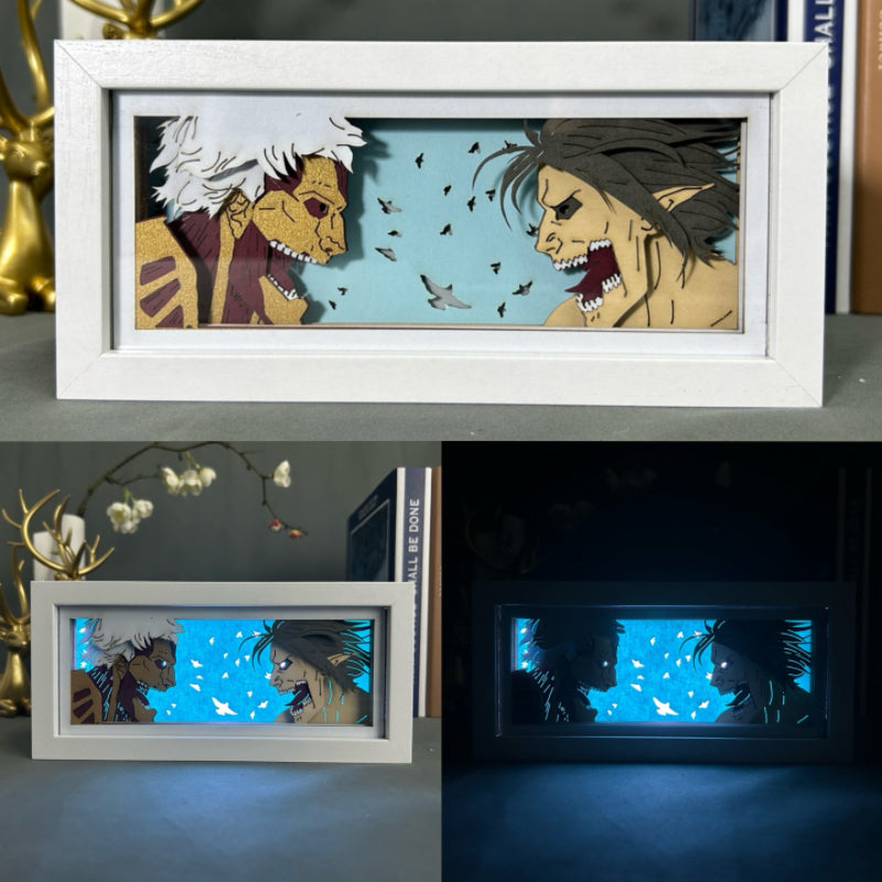 Attack on Titan Anime Led Light Box Gift Night Light