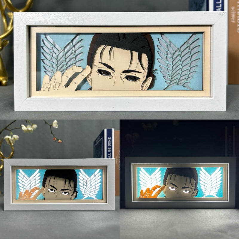 Attack on Titan Anime Led Light Box Gift Night Light