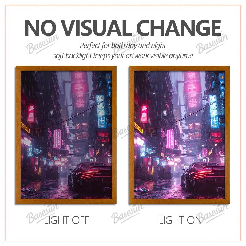 Custom LED Light Painting | Anime & Art Gifts Photo Frames Wall Art