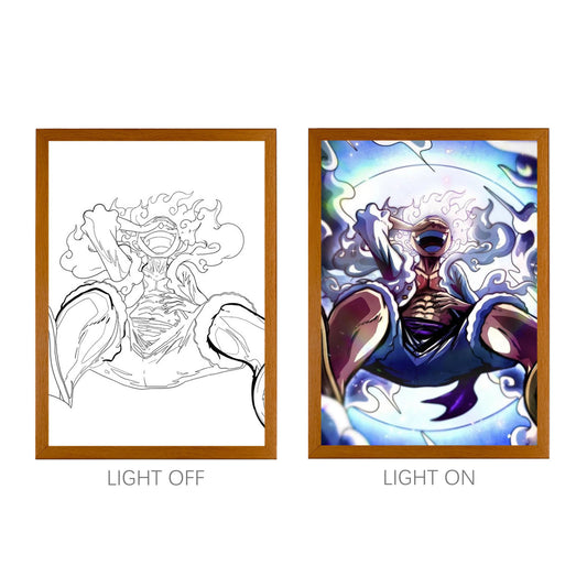LED light painting OP-LFWD001 light on and light off display