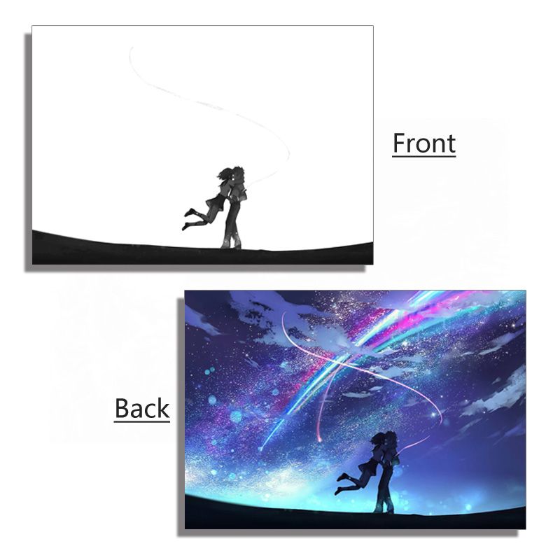 Acrylic Panel Makoto Shinkai Animation Theme Light Up Painting Panel Board Accessory
