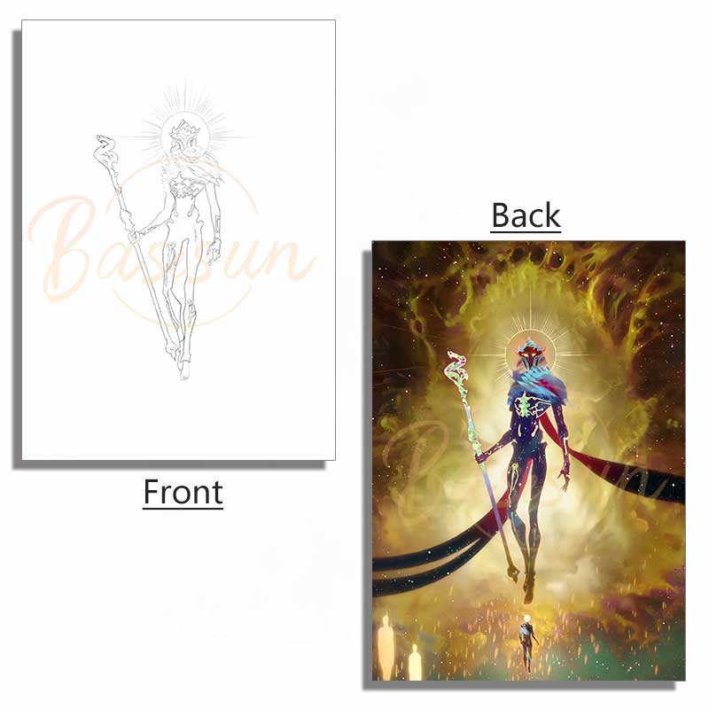 Arcane: League of Legends Acrylic Panel Accessory Artwork - BASESUNLight PaintingBasesunBASESUN