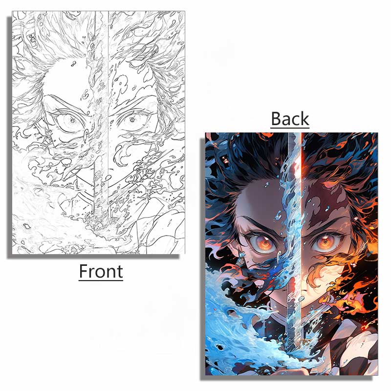 Demon Slayer Acrylic Panel Accessory - BASESUNLight PaintingBasesunBASESUN