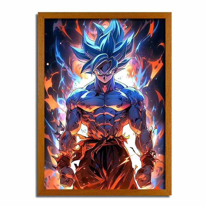 Dragon Ball Goku LED Light Up Painting Frame | Glowing Frame | 4D Painting WK01 - BASESUNLight PaintingBasesunBASESUN