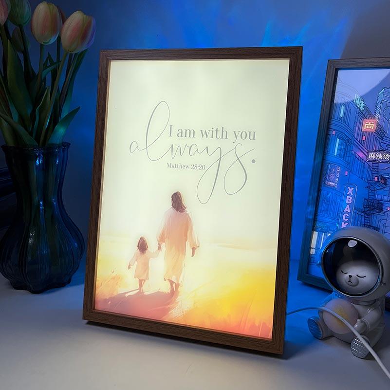 Matthew 28:20 Anime LED Light Painting Photo Frame - BASESUNLight PaintingBasesunBASESUN