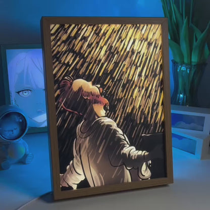 Van Gogh Impressionist Light Up Painting Frame - Create an Artistic Ambiance Night Light