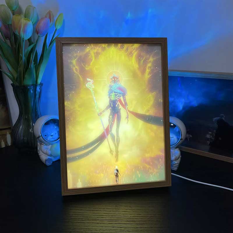 Viktor Arcane League of Legends Anime LED Light Up Painting Photo Frame Artwork VK03 - BASESUNLight PaintingBasesunBASESUN