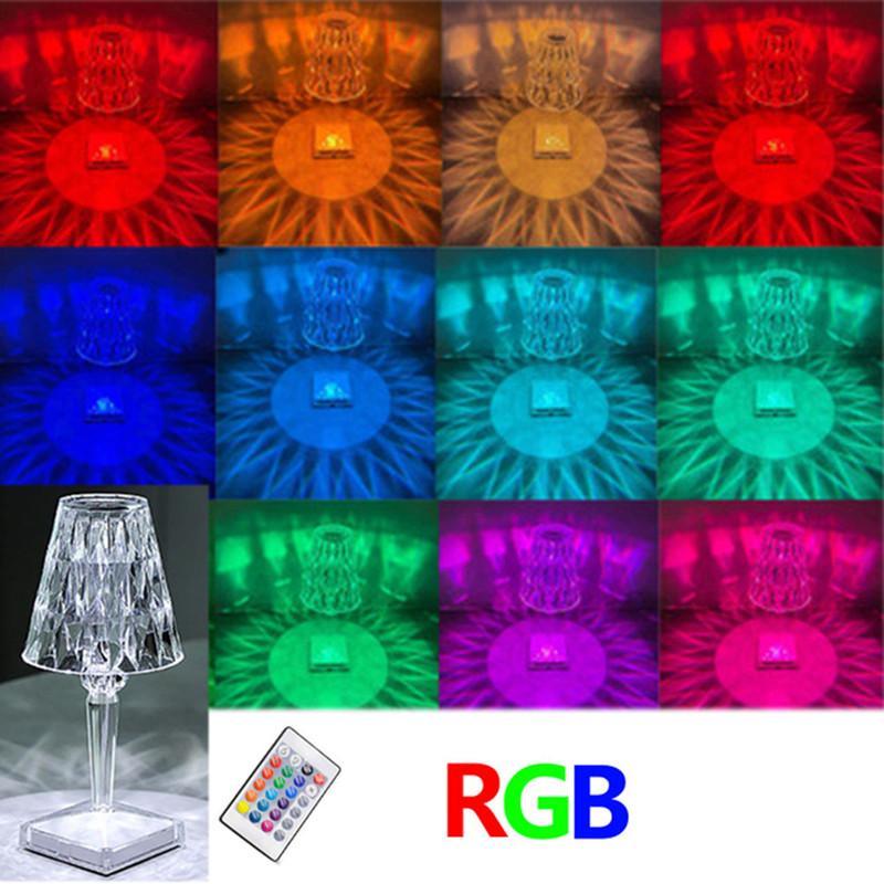 Crystal Diamond Table Lamp - BASESUNNight lightsBasesunBASESUN