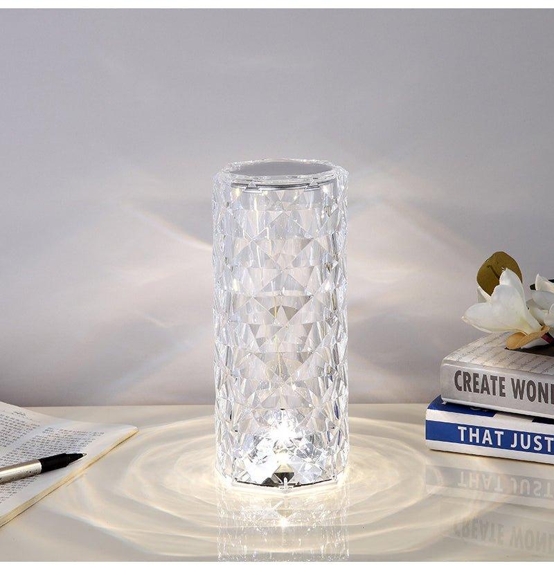 LED Crystal Rose Table Lamp Atmosphere Lamp Night Light - BASESUNNight lightsBasesunBASESUN