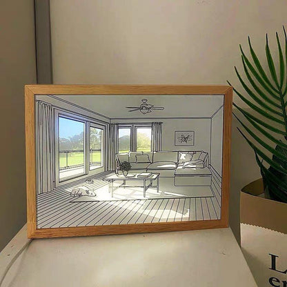 Light Painting LED Light Frame Lamp Frescoed Lights Night Light Art - BASESUNLight PaintingBasesunBASESUN