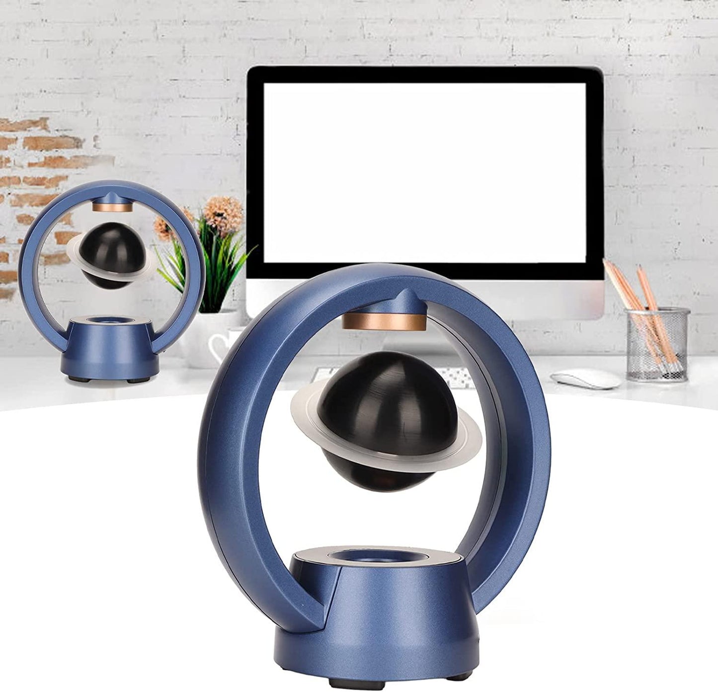 Magnetic Floating Wireless Speaker Levitating Loudspeaker Plug and Play Romantic 3D Sound Touch Control with Party Light for Phone - BASESUNloudspeakerBasesunBASESUN